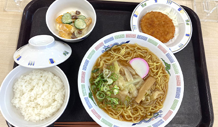 委託メニュー味噌ラーメン